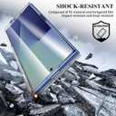 Foluu Slim Fit Case for Samsung Galaxy Z Fold 7 with Pen Holder & Front Built-in Screen Protector, Hard PC Back Bumper Protective Shockproof Cover for Samsung Galaxy Z Fold7 5G 2025 (Clear)