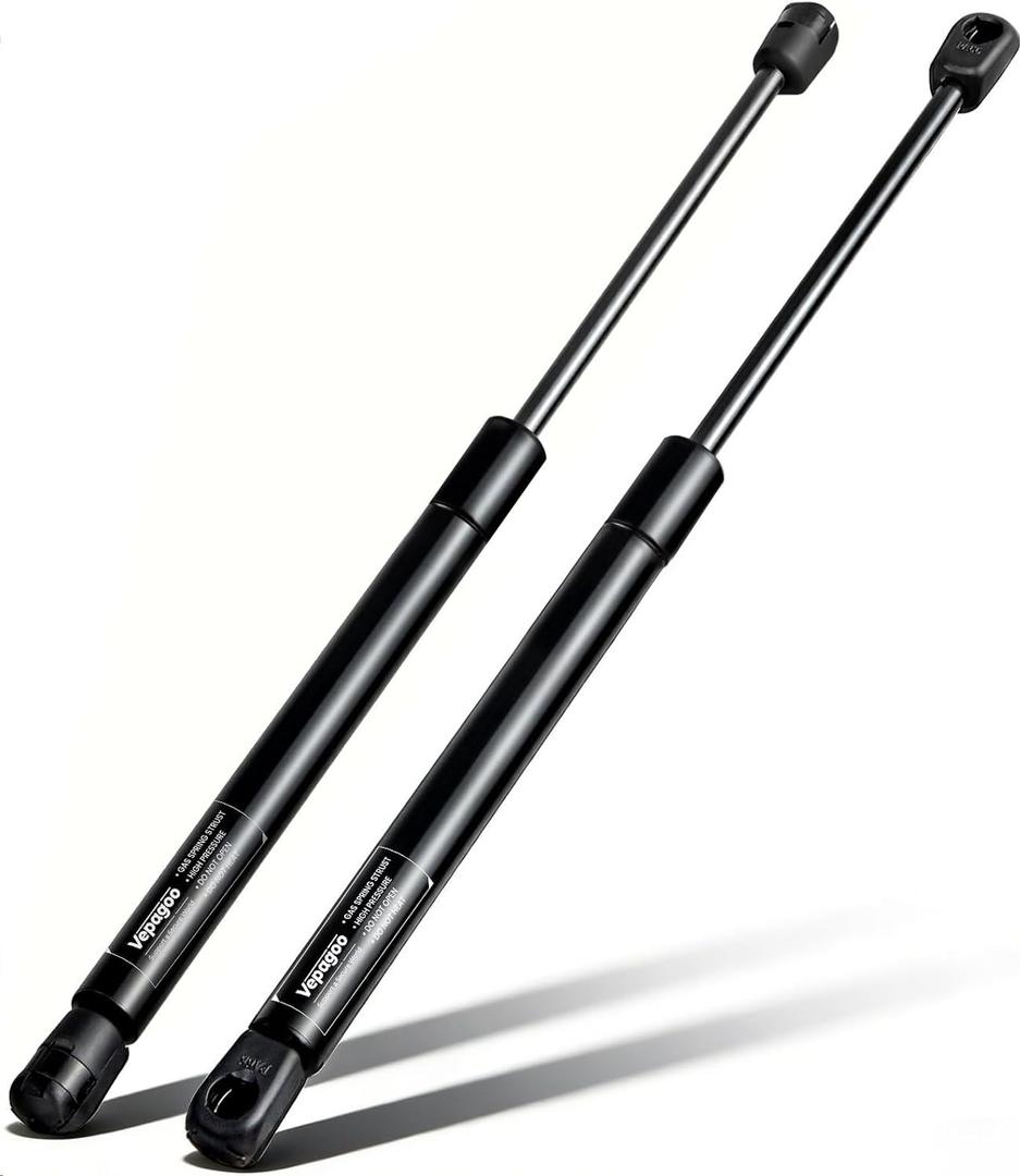 Vepagoo C16-03795 12 inch 24Lb Tool Box Gas Struts, Gas Shock for Camper Shell Truck Cap Pickup Boat Deck, Weatherguard Toolbox are Topper Rear Window, 2pcs (1 Pair)