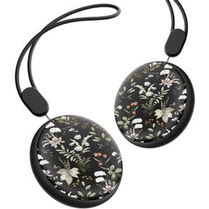 Palm Size Hand Warmers Rechargeable 2 Pack, 0.5S Instant Heating Ultra Slim Electric Hand Warmers, 5 Levels Heating AI Smart Chips, Hunting Camping Essentials, Great Gift for Wife, Husband(Black Gold)