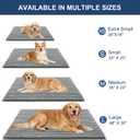 OLANLY Dog Door Mat for Muddy Paws 30x20, Ultra Absorbent Chenille Mud Doormat, Non-Slip Washable and Dirt Trapping Doormat for Indoor Entryway, Quick-Dry Indoor Pet Bed Mats for Dogs, Grey