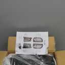 KUAFU Tail Light Assembly Compatible with 2014-2018 GMC Sierra 1500 2500HD 3500HD LED Tube Bar Rear Stop Brake Lamps Left & Right w/Wiring Chrome Housing Smoke Lens