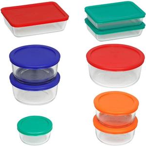 Pyrex Storage Set With Lids Glass Glass