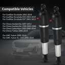 2PCS Rear Air Shock Absorber Suspension Compatible with 2002-2014 Cadillac Escalade ESV EXT Chevy Avalanche Suburban Tahoe GMC Yukon XL 1500, 25979391 19302786,23487280