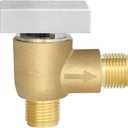 RV Vacuum Breaker Check Valve,Camper RV Black Tank Flush Check Valve,Replace Leak Camper Vacuum Breaker on Black Tank System Loud Noise & Wet Floor,Backflow Preventer Improve Freshwater 571-VAC-CHK-A