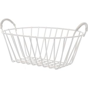 Zerodeko Handheld Wire Storage Basket Versatile Fruit Snack Organizer Vintage Design for Kitchen Dining Room Living Spaces Material Easy Visibility for Quick Access