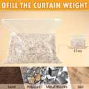 10 Set Outdoor Curtain Weights Upgraded 30 oz High Weighted Sand Bags with 30 Metal Clips for Gazebo Patio Tent Tablecloth 7.5"*8.7" Green