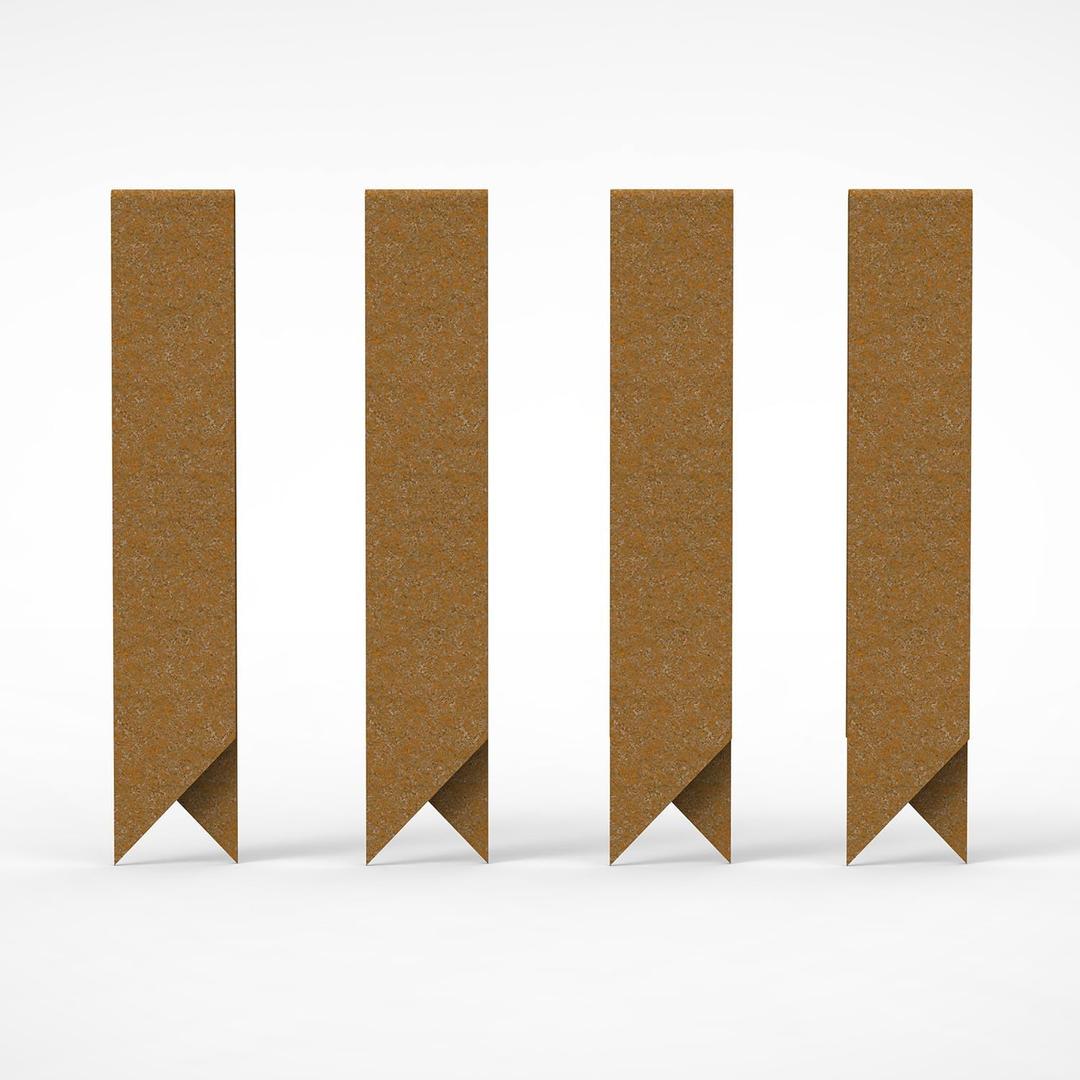 Corten Steel Landscape Edging Connector – Durable for 6" & 8" Lawn Edges – Perfect for Home Gardens, Parks, and Pathways – Ideal for DIY Enthusiasts & Landscaping Professionals
