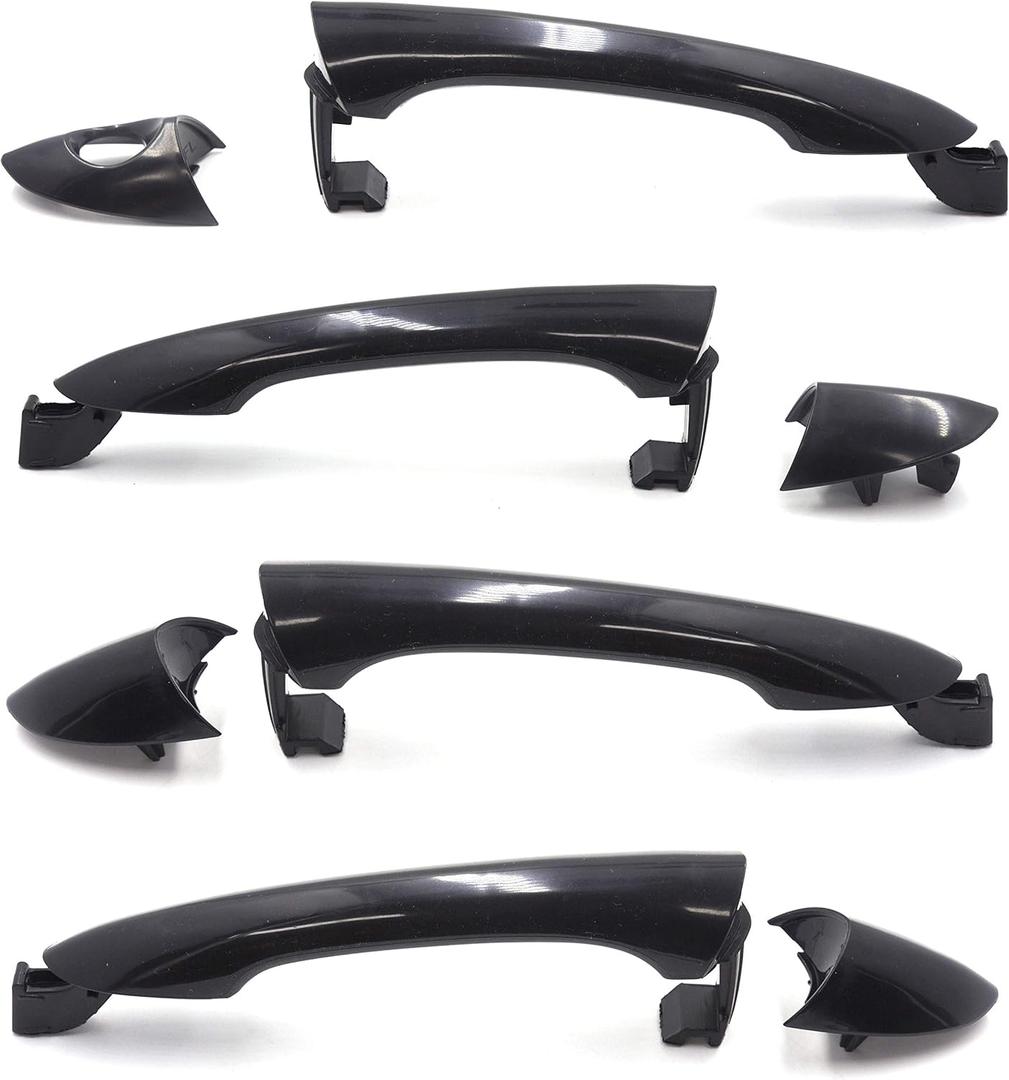 8Pcs Front Rear Left Right Pair Exterior Door Handle Set for Hyundai Sonata 2011 2014