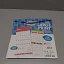 Large Print | 2025 12 x 24 Inch Monthly Square Wall Calendar | Matte Paper | Plastic-Free | BrownTrout | Easy to See Large Font