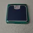 Adamson A21 Analog Scales for Body Weight - Up to 300 LB - New - Anti-Skid Rubber Surface + Large Numbers - Analog Bathroom Scale - Affordable - Durable with 20-Year Assurance - Blue