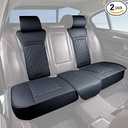 Joy Forserve Rear Bench Seat Cover for Subaru，Leather Waterproof Back Seat Protector Custom Fit Subaru Outback Forester Crosstrek Impreza Legacy Ascent WRX,Black