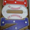 Rookie Year 1st Birthday Decorations Boy or Girl,First Birthday Decorations for Boy,One Light Up Letters for Centerpieces Table or Backdrop 1 Year Old Baseball Birthday Decorations Party Supplies