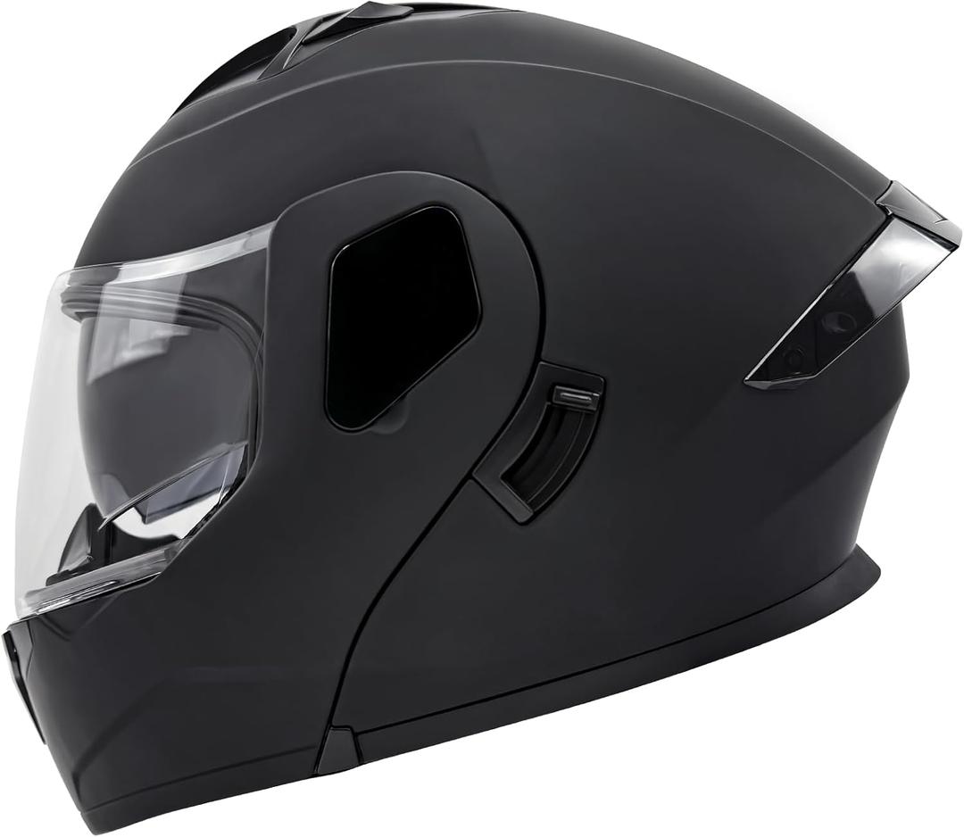 SanQing Modular Motorcycle Full Face Helmet,Flip Up Dual Visor Sun Shield DOT Approved Motorbike Helmet for Dirt Bike ATV Street Bike Scooter Moped Cruiser Street Cruiser(Matte Black,Large), 2 pack SanQing Modular Motorcycle Full Face Helmet,Flip Up Dual Visor Sun Shield DOT Approved Motorbike Helmet for Dirt Bike ATV Street Bike Scooter Moped Cruiser Street Cruiser(Matte Black,Large), 2 pack