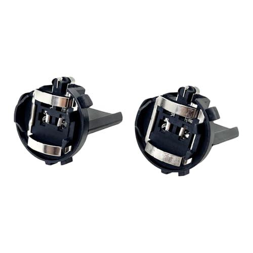 HYNYHT 2PCS Car Headlight Headlamp Bulb H7 Socket Adapter 5K0941109C 5K0941109E Compatible with 2012-2016 Eos 2010-2017 Golf Alltrack 2016-2016 Golf SportWagen GTI Passat Ti-guan