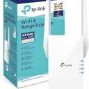 TP-Link AX1500 WiFi Extender Internet Booster, WiFi 6 Range Extender Covers up to 1500 sq.ft and 25 Devices,Dual Band up to 1.5Gbps Speed, AP Mode w/Gigabit Port, APP Setup, OneMesh Compatible(RE505X)