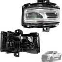 Driver Left Side Door Towing Mirror Turn Signal Light Lamp Indicator Compatible with Ford F-150 F-250 F-350 F-450 F-550 2015-2024 Replaces FL34-13B382-CA