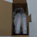 2 Pack Glass Spray Bottles 8 oz, Empty Refillable Containers with Silicone Sleeve Protection, Glass Spray Bottles for Cleaning Solutions, Hair and Plants with Adjustable Nozzles Blue&Grey