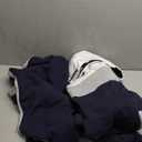 Men's Hoodie Tracksuit 2 Pieces Set Athletic Casual Hooded Sweatshirt and Joggers Set Sweatsuit Outfits (Large, Navy White)