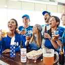 Faccito 12 Pcs Car Tissues Cylinder Holder with Facial Tissue Bulk Baseball Themed Tissue Holder Travel Tissues Tubes Boxes Container for Car Cup Baseball Party Decoration Supplies