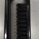 Mozeat Lens Folding Boar Bristles Brush, Collapsable Pocket Hair Brush with Natural Bristles, Anti-Static Range Hair Brush, Mini Beard Brush, Portable Hair Styling Tool for Women and Men