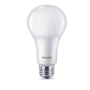 PHILIPS LED 100-60-40W A21 1-Pack 3-Way Soft White (2700K) 1600-800-450 Lumen (18.5-13-6W = 100-60-40W) Frosted Flicker-Free Light Bulb