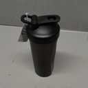 Jacent Protein Shaker Bottle, 24 oz, Leak-Proof Lid, BPA Free, Dishwasher Safe, Freezer Safe, Black