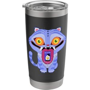 Derpy Officially Licensed Stainless Steel Insulated Tumbler (20 Ounces, Black)