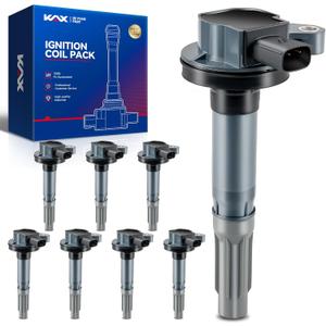 KAX Pack of 8 Ignition Coil Set for Ford F-150 2011-2016 5.0L, Mustang 2011-2015 5.0L, UF622