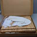 Greenstell Laundry Hamper with Wheels&Lid, 130L Large 3 Sections Clothes Hamper with 2 Types Removable Liner Bags, 5 Mesh Laundry Bags, Handwoven Divided Laundry Basket for Clothes, Natural