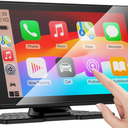 2026 Enhanced Carplay Screen for Car  7" HD Portable Carplay & Android Auto with Bluetooth, HD Backup Camera, GPS Navigation, Siri, FM Radio, AUX, and Mirror Link – Compatible with All Vehicles