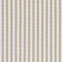 AAAAAcessories D-Shaped Chair Cushions, 2" Thick Dining Chair Pads with Ties and Removable, Machine-Washable Cover, 17" x 16", Set of 6, Natural Sand Pinstripe