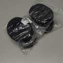 2 x Replacement Cooling-Gel Ear Pads for HyperX Cloud 1/2Alpha,Alpha S/Cloud Flight/Flight S/StingerStinger SStinger core/High-Density, Shock-Absorbing Foam,Ice Silk Fabric (Black)