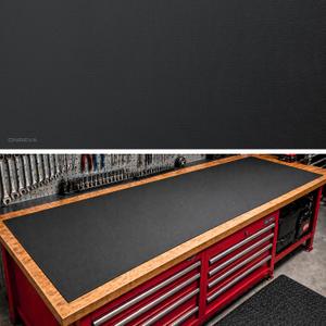 ONREVA Workbench Mat 22X60 Inches, 5mm Thick EVA Rubber Work Mat, Protect Your Work Bench Top, Heavy Duty Non-Slip Pad for Tool Box Top, Table, Tool Station Cover Liner Matt 60"X22"