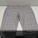 Men's Fashion Stretch Dress Pants Slim Fit Plaid Skinny Long Pants Casual Business Golf Dress Pants Size XL