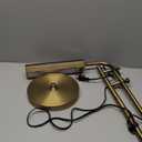 VONLUCE Rustic Desk Lamp, Adjustable Industrial Style Metal Table Lamp, 3 Color Temperatures LED Reading Lamp for Living Room Bedroom Office, Antique Gold