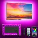 MATICOD LED Lights for TV Led Backlight, 9.84ft RGB Led Strip Lights USB TV Lights Behind 32-43in, APP Remote Control Music Sync TV Led Light for Bedroom Gaming Home Dcor (Multicolor)