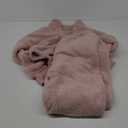 LTSCNRM Womens Fuzzy Pajamas Sets Lounge Fluffy Fleece Sleepwear Zip Up Pullover Pockets (X-Large, Mauve)