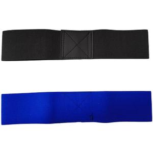 2 Pack Golf Swing Arm Band Golf Training Aid Golf Wrist Training Aid for Golfers Beginners (Black & Blue)