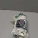 ZAFUL Women's Sexy Tie Spaghetti Strap Bikini Textured O Ring Ruched High Leg Swimsuit Cheeky Bathing Suits (1-white) S