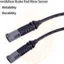 HiSport 34356792289 Front Brake Pad Wear Sensor + 34356792292 Rear Brake Pad Wear Sensor Compatible with BMW 228i 320i 328i 330i 335i,2BWS0277 0841949 PWS290 0841950 084-1950 14AWG