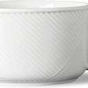 Ceramic Soup Bowl with Handle: 38 oz Microwave Safe Extra Large Mug for Oatmeal, Cereal, Breakfast, Meal Prep, Work Lunch, Dorm Living, Single Serve Dinner - 6 Inch, Pea Green