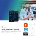 Generic Tuya 1 Channel WiFi Wireless Switch USB 5V/AC 85-250V Momentary Inching Self-Locking Relay Module,Home Automationg,Compatible with Alexa Goolge Home, White, SHQY028