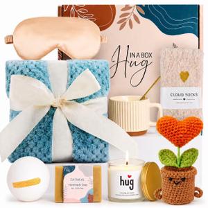 Self Care Gifts for Women, Get Well Soon Gift Basket for Women | Relaxing Care Package with , Gifts for Mom, Wife, Friend, Birthday, Recovery, Thinking of You Gifts