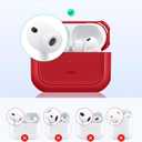 ESR for AirPods Pro 3 Case, Compatible with AirPods Pro Case 3rd Generation (2025), Compatible with MagSafe, Full Drop Protection Cover with Lanyard, Red