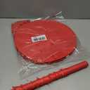 Red Pinata Red Circle Round Blank Pinata with Bat Stick Blindfold Confetti for Kids Birthday Wedding Celebration Baby Shower Carnival Party Supplies,13 x 13 x 3.15 Inches