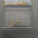 PH PandaHall 12pcs 925 Sterling Silver Pinch Bails, 3 Sizes Snap on Bails 6~12mm Snap Bail Hook Pinch Clip Necklace Connectors Pendant Clasps Charm Holder for Necklace Jewelry DIY Craft Making