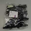 Mr. Pen- Space Saving Hangers for Clothes, 16 pcs, Black, Plastic Multi Clothes Hangers Space Saving, 5 Slots, 360 Rotating Hooks