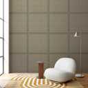 Sound Panels for Walls, Decorative Acoustic Panels, 6 Pack | 23.62 x 23.62 In Each, Covers 72 x 48 In, Peel and Stick, Rental Friendly, Edge Relay Pattern