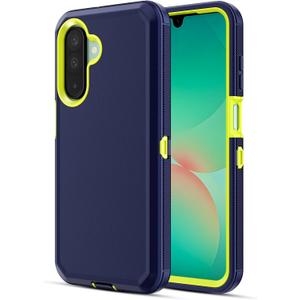 Jiunai for Samsung Galaxy A26 Case Rugged Heavy Duty Shockproof Dual Layer Port Protection Hybrid Cover Tough Phone Case for Samsung Galaxy A26 5G 6.7 2025 Men Women Teen Blue