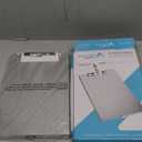 Blue Summit Supplies Aluminum Storage Clipboard, 1 Compartment, Large Heavy Duty Clip for Letter Paper, Great for Office, Jobsite or Classroom